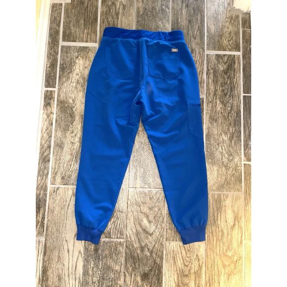 FIGS Technical Collection Jogger Scrub Pants Blue Womens Small Petite S/P - Picture 3 of 4
